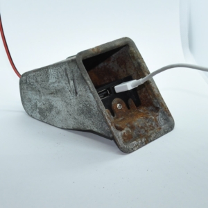 Hidden USB charger for a 69 Chevy Camaro ashtray