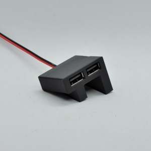 Hidden in the ashtray USB charging port for 68-70 Chevy Truck